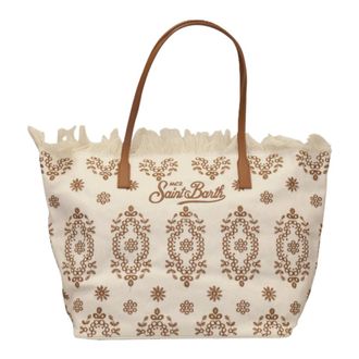 MC2 Saint Barth Tote Bags, female, Beige, Size: ONE SIZE City Bag