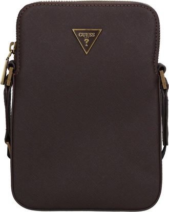 Guess Faux leren tas - Heren - Schoudertassen - Bruin - ONE Size - Leer - Tassen