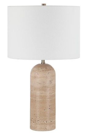 RENWIL Ixora Travertine Table Lamp at Nordstrom