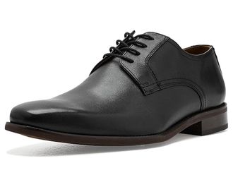 Johnston & Murphy Burke Plain Toe Mens Shoes Black Full Grain : 11.5 M (D), Leather