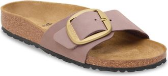 Birkenstock Womens Madrid Big Buckle Sandal In Faded Purple