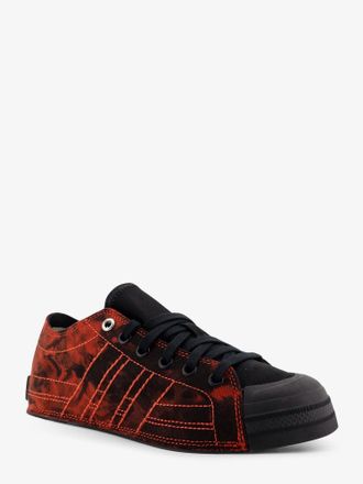 adidas Womens Y-3 Nizza Lo Canvas Sneakers Black Cotton-Rubber Trainers Cotton/rubber