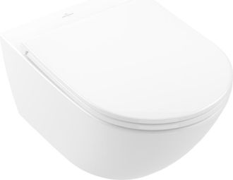 Villeroy & Boch Inodoro Suspendido Con Brida Villeroy Et Boch Universo Twistflush Ceramicplus Blanco Con Asiento