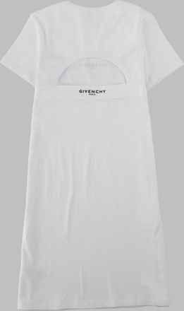 Givenchy Ribbed Stretch Cotton Dress - White
