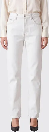 Versace Jeans straight fit a vita media in denim con logo Medusa