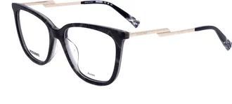 Missoni Womens 53 mm White Black Pattern Eyeglasses
