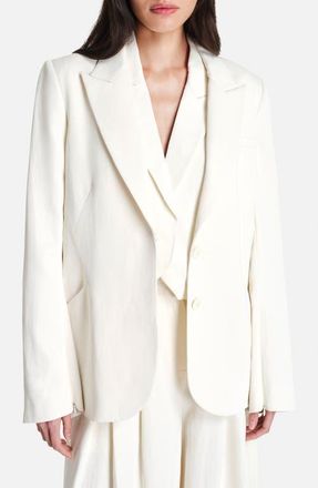 TWP Next Boyfriend Blazer in Bone at Nordstrom, Size X-Large