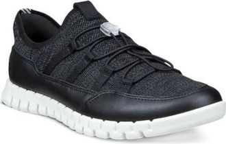 Ecco GRUUV Lite Sneaker in Black/Black/Magnet at Nordstrom, Size 11-11.5Us