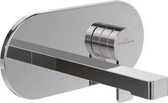 Villeroy & Boch Mezclador De Lavabo Mural Villeroy Et Boch Architectura Con Desag&uuml;e Push Open, Cromado