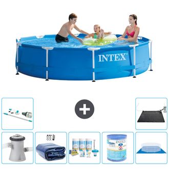 Intex Piscina Con Estructura Redonda - 305x76 Cm - 8-piezas S41666