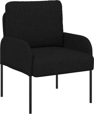 vidaXL Sof&aacute;s Con Coj&iacute;n 55cm Negro Madera Contrachapada Vidaxl
