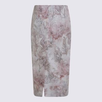 Max Mara Womens Skirts Bianco _se