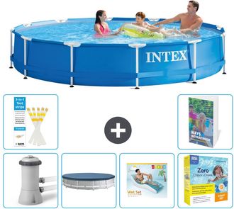 Intex Piscina Con Estructura Redonda - 366x76 Cm - 7-piezas S309