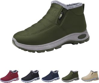 Generic Snow Boots Women,Womens Winter Ankle Boots,Men and Womens Winter Snow Boots,Fashionable Fleece Lined Snow Boots,Water Comfortable Casual Warm Slip On 