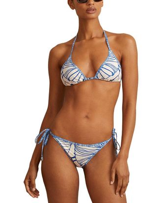 Reiss Tina Printed Bikini Top