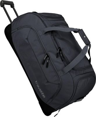 Travelite Koffer TRAVELITE Kick Off XL, Damen, Gr. B/H/T: 77cm x 41cm x 38cm 120 l, grau (anthrazit), Polyester, Koffer Koffer