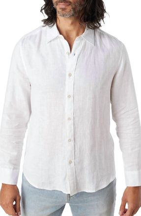 Fair Harbor Island Linen Shirt In White