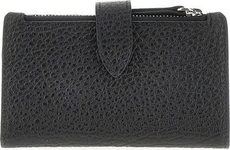 Maison Margiela Grain leather bi-fold cardholder Woman One Size