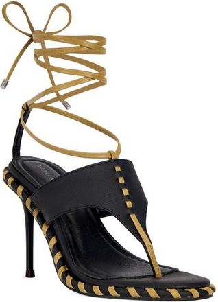 Azalea Wang Atmos Strappy Sandal in Black at Nordstrom, Size 7.5