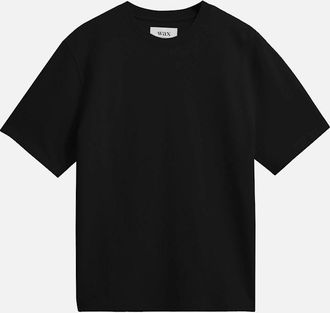 Wax London Mens Wax London Dean Jolt Slub T-Shirt - Black - Size: 42