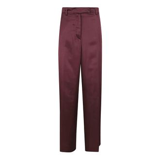 Dries Van Noten Wide Trousers, female, Purple, Size: XS Penn Trousers