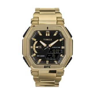 Timex Watches, male, Yellow, Size: ONE SIZE Luxury Stainless Steel Sport Watch