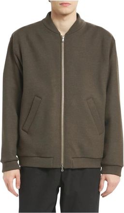 Barena Stijlvolle Gabier buitenkleding jas - Heren - Bomber jackets - Groen - M - Jassen