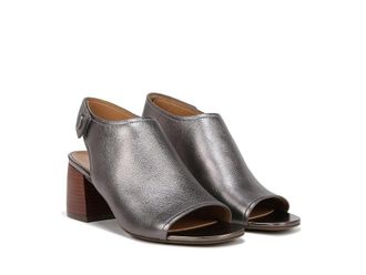 Vionic Valencia Womens Sandals Pewter Metal Leather : 12 W