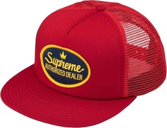 SUPREME FW26 Authorized Mesh Back 5-Panel Red SUP-FW26-2027-RED