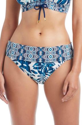 Bleu Rod Beattie Foldover Hipster Bikini Bottoms in Multi at Nordstrom, Size 10