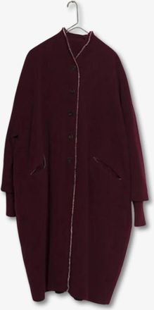 H+ Hannoh Wessel Womens Milena Wool Blend Coat In Oxblood
