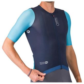 Castelli Corretto Jersey Velotrikot f&uuml;r Herren | blau