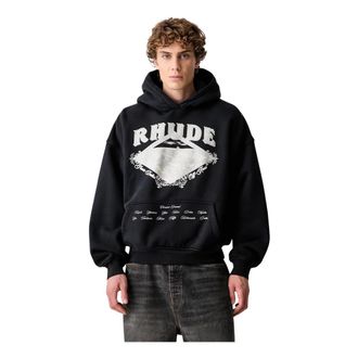 Rhude Hombre, Sudaderas, Azul, Talla: L
