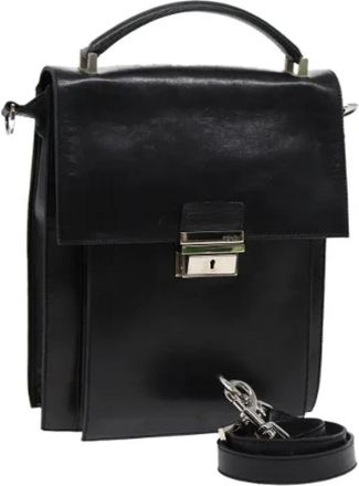 Fendi Pre-owned Handtas - Dames - Vintage Handtas - Zwart - ONE Size - Leer - Vintage