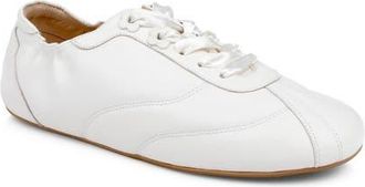 Badgley Mischka Wilmott Sneaker in White Leather at Nordstrom, Size 7.5