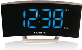 Majestic New Majestic Sve-234 Reloj Despertador Digital Negro