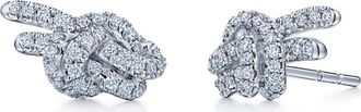 Kwiat Entwine Petite Diamond Stud Earrings in Platinum at Nordstrom