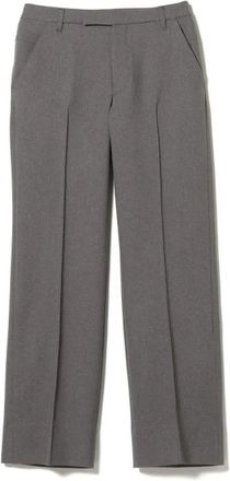 Beams Plus Suit Trousers, male, Gray, M, Grey Semi-Wide Trousers