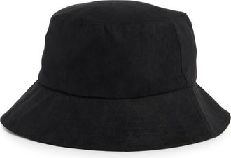 Nordstrom Faux Suede Bucket Hat in Black at Nordstrom