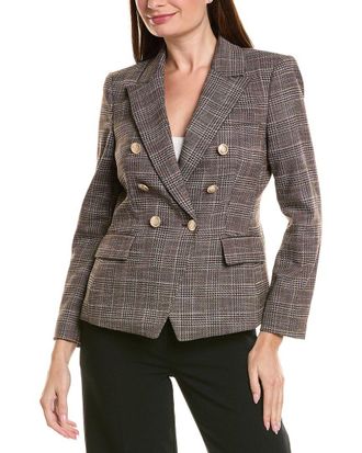 Tahari by ASL Petite Plaid Blazer