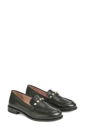 L.k. Bennett Stellar Stud Loafer in Black at Nordstrom Rack, Size 7Us / 37Eu