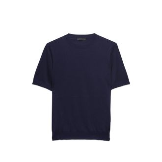Prada Short-sleeved Silk Sweater