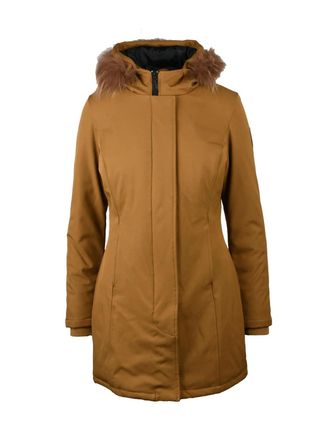 Bomboogie Beige Fitted Polyester-Blend Parka