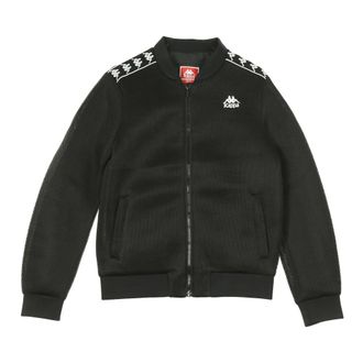 Kappa Albin Herenjas Zwart/Wit - Heren - Bomber jackets - Zwart - XL - Jassen