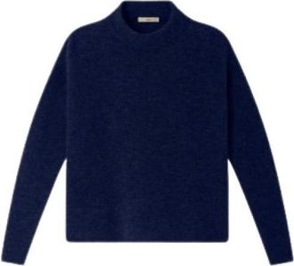 Sessun Kunlun Sweater - Dames - Ronde hals truien - Blauw - M - Wol - Truien & Vesten