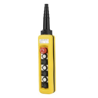 OEM Interruptor Pulsador Para Polea Y Polipasto, Control Colgante Impermeable Con Parada De Emergencia, 5a 500v Ip54
