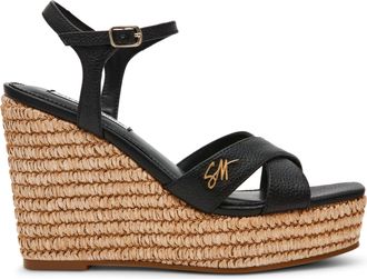 Steve Madden Cylo Sandal BLACK LEATHER