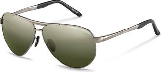 Porsche Design P8649 Polarized I Mens Sunglasses Grey Size 62
