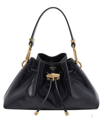 Jimmy Choo London Jimmy choo black small cinch shoulder bag
