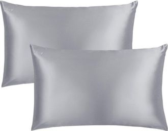 Blissy Set Of 2 100% Mulberry Silk Pillowcases